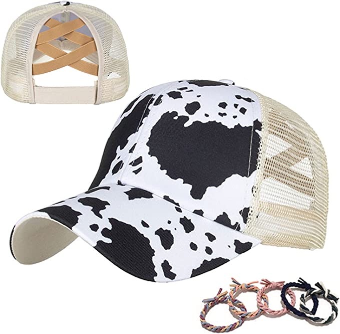 Cow Print Ball Cap