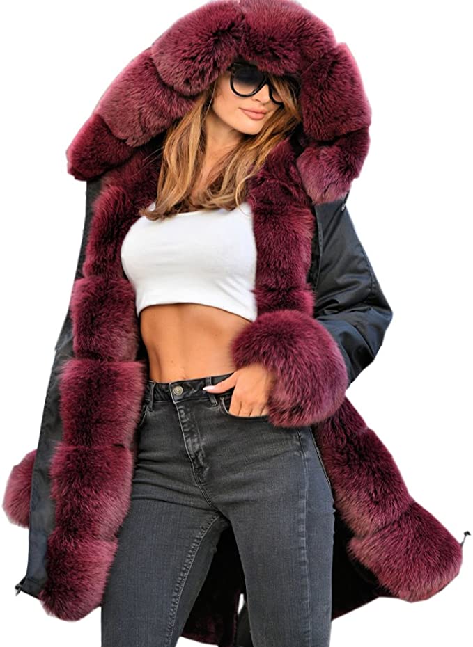 Faux Fur Down Jacket