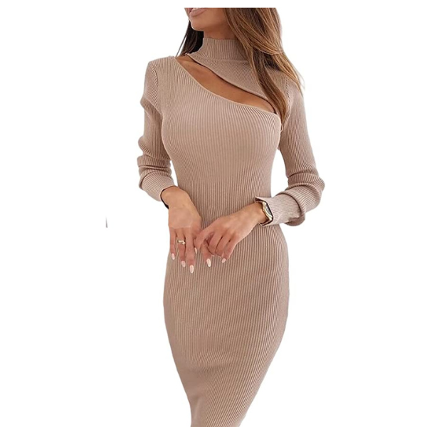 Cut Out Sweater Dress