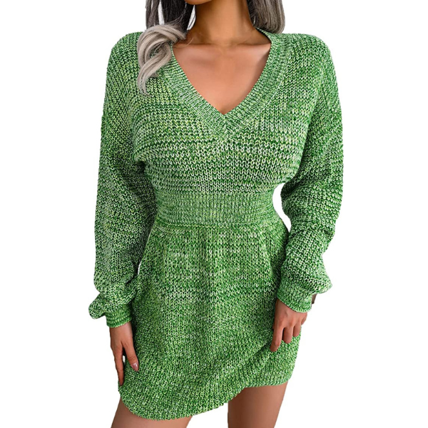 Green Sweater Dress