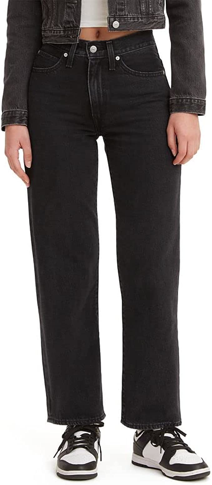 Levis Black Baggy Womens Pants