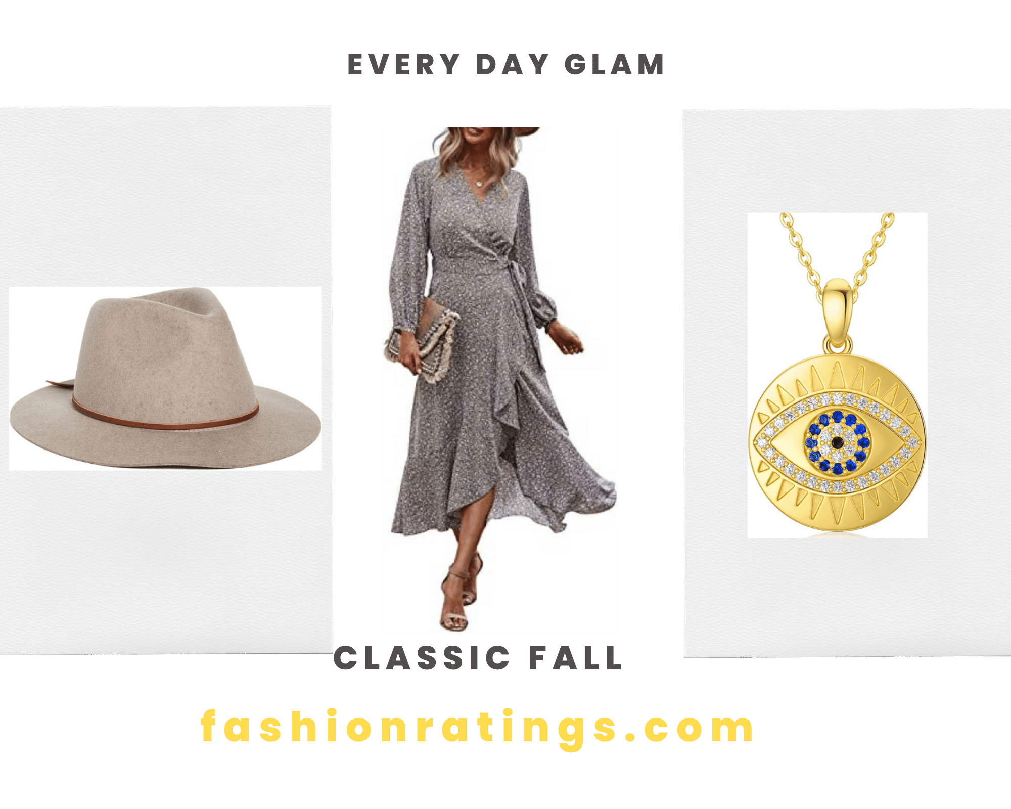 Fedora Dress and Necklace