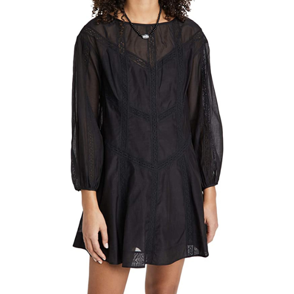 Black Organza Dress Mini