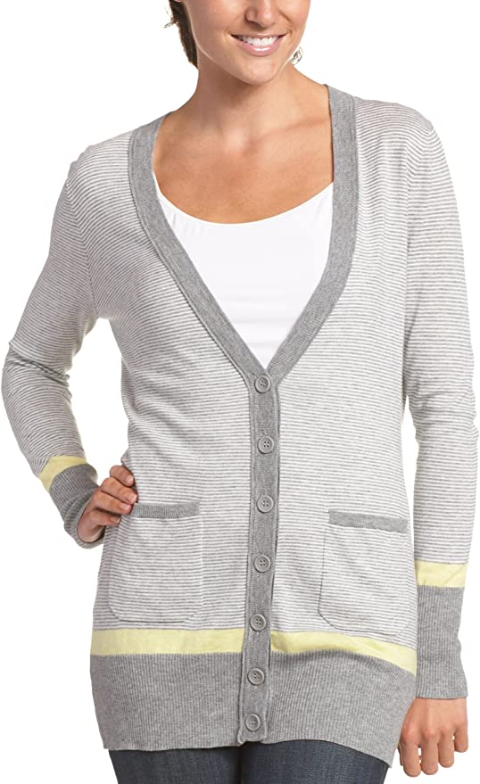 Splendid Heather Stripe Cardigan Photo by Amazon TAP PHOTO TO CHECK PRICE