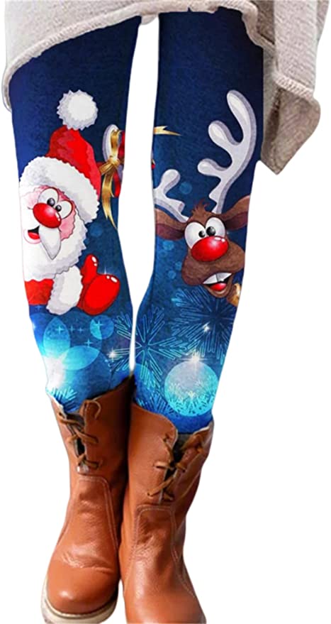 Santa and Rudolph Leggings