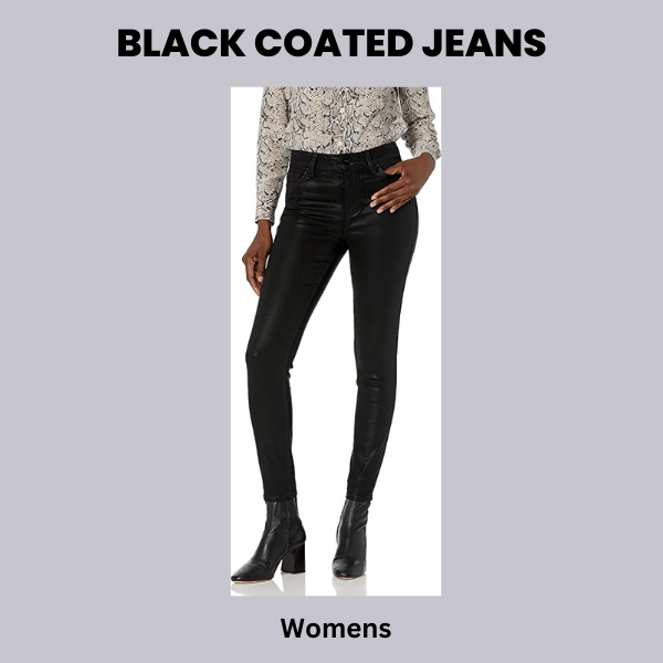 Black Coated Denim