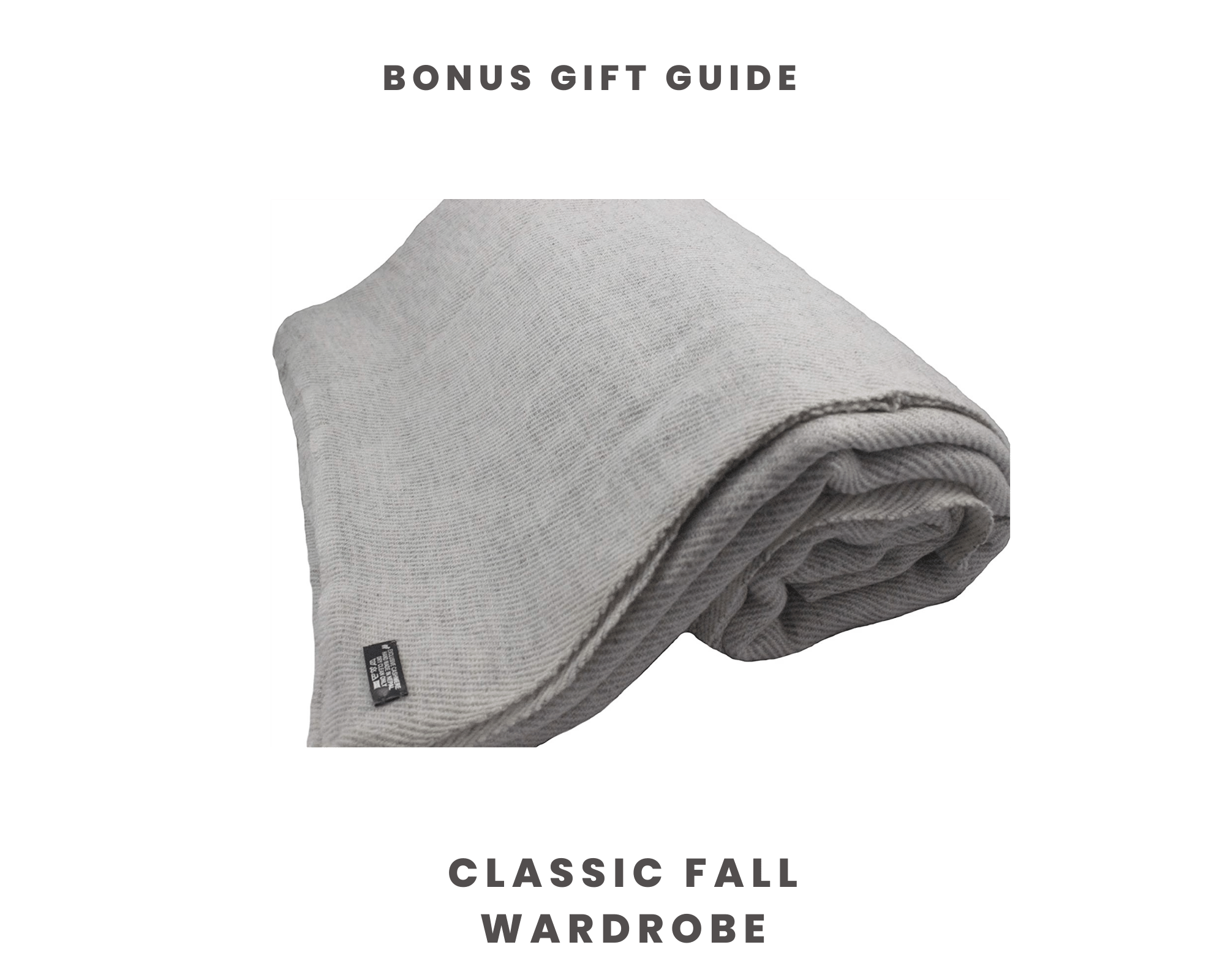 Grey Cashmere Throw
