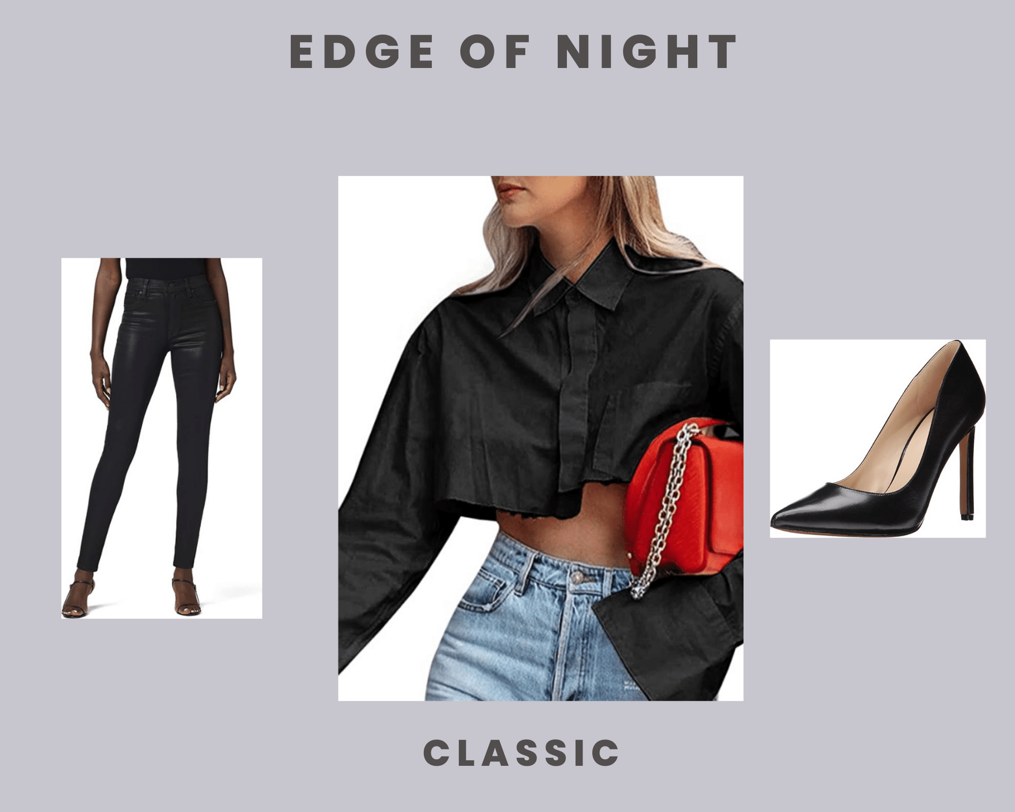 Coated Jeans Pumps