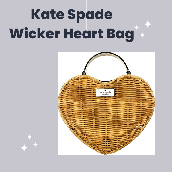 Heart Shaped Wicker Purse