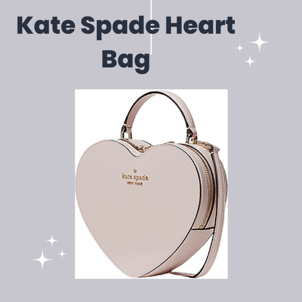 Pale Pink Kate Spade Heart Shaped Purse