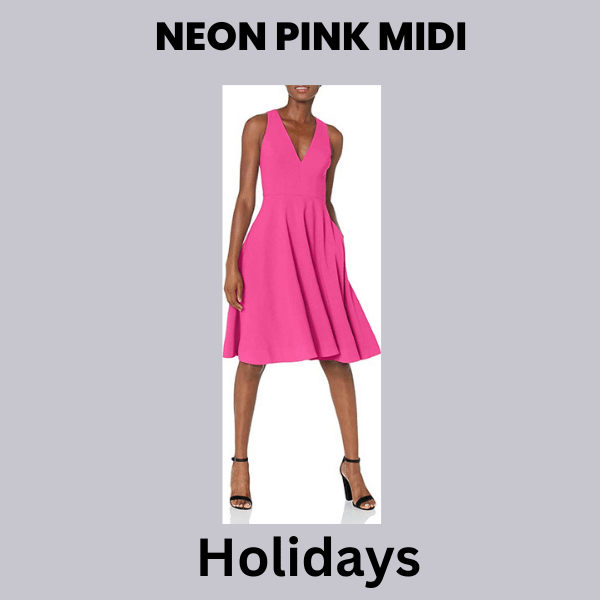 Candy Pink Midi Dress