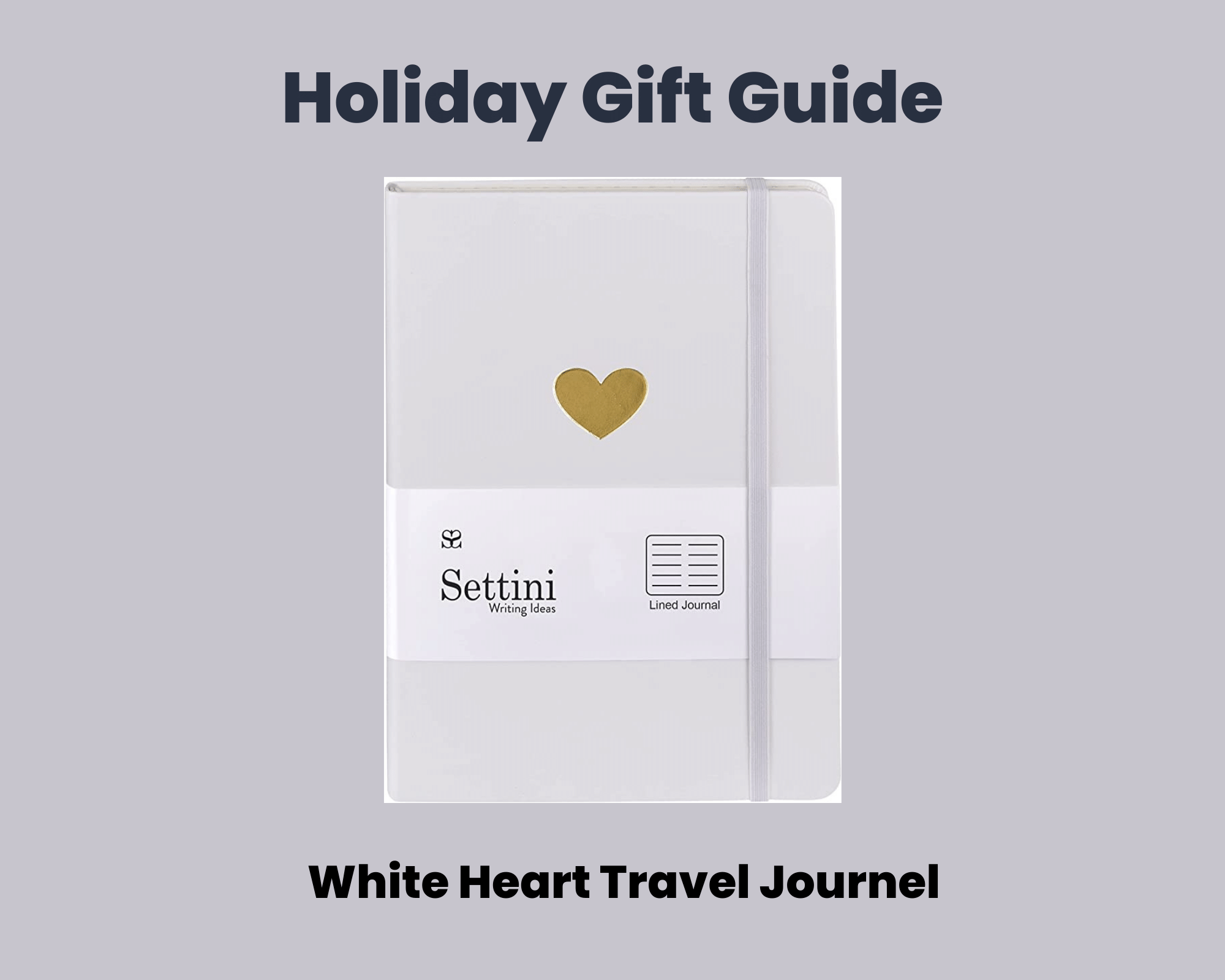 Journal with Gold Heart