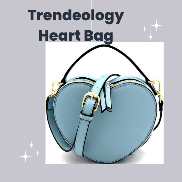 Powder Blue Heart Shaped Purse