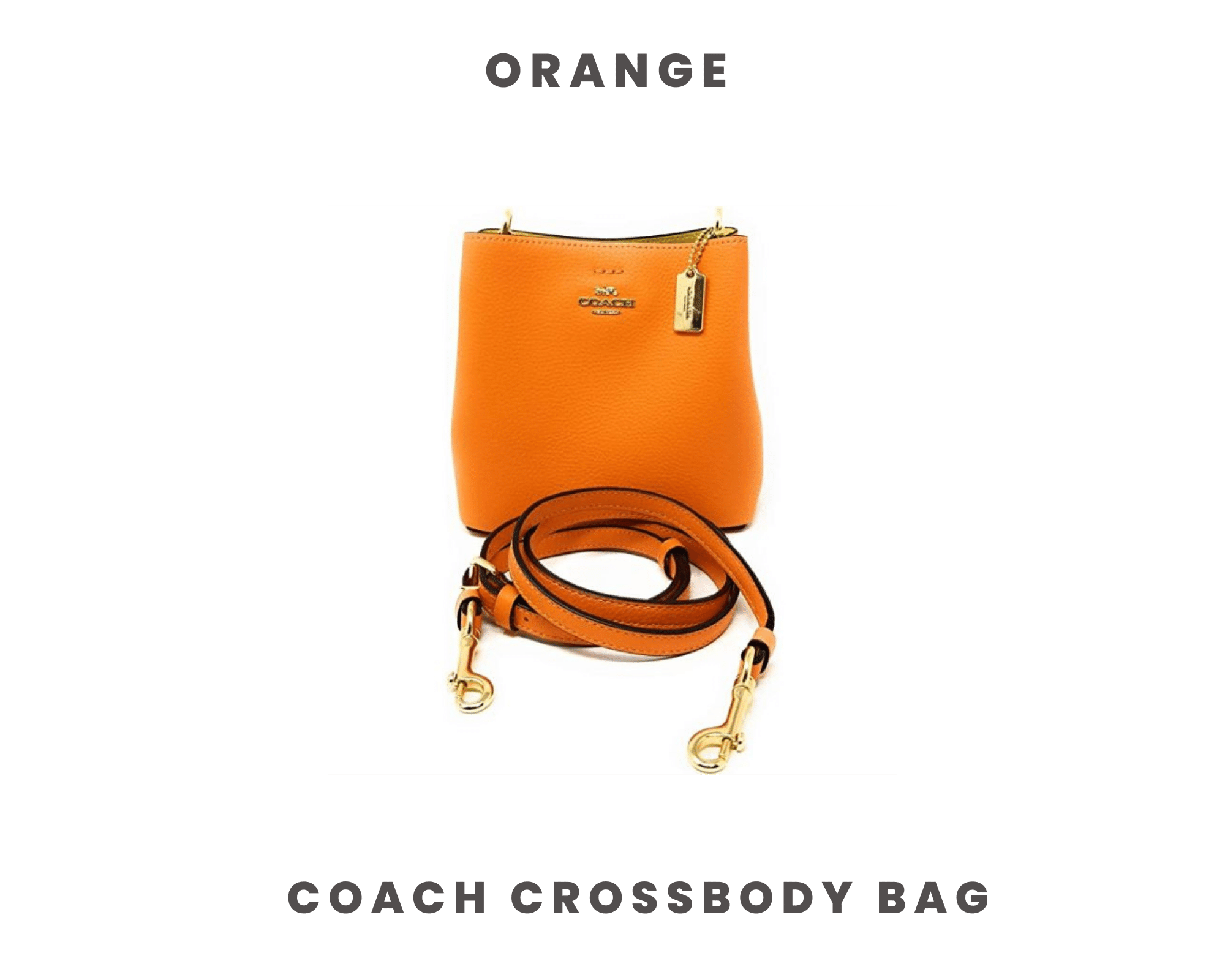 Orange Crossbody Bag