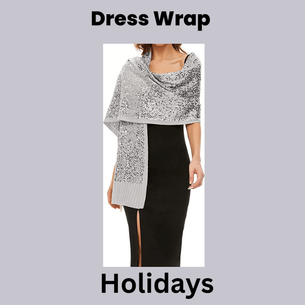 Silver Cashmere-like Wrap