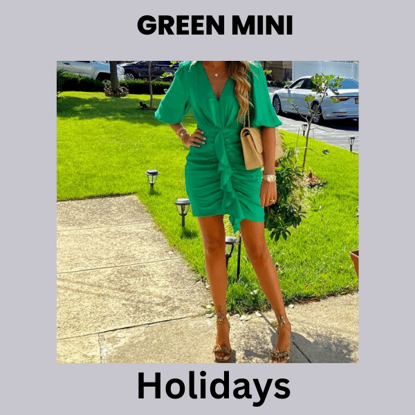 Green MIni Dress 
