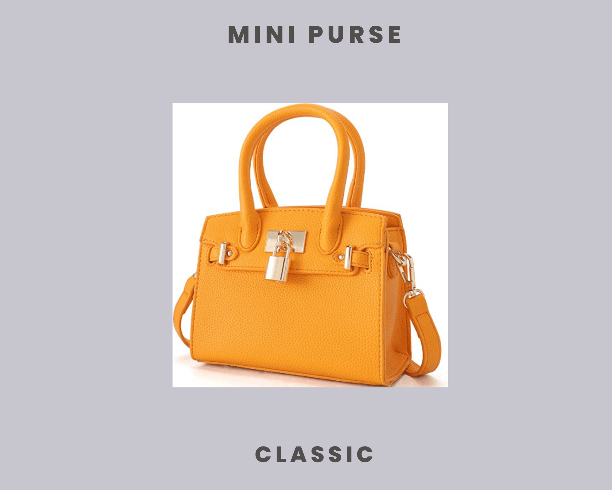 mini bag orange