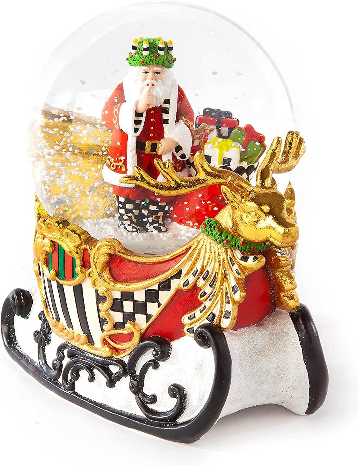 Santa on a Sleigh Figurine