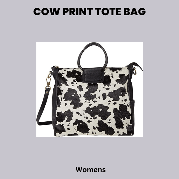 Cow Print Tote Bag 