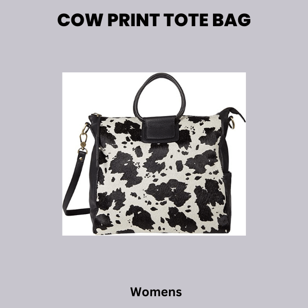 Cow Print Tote Bag