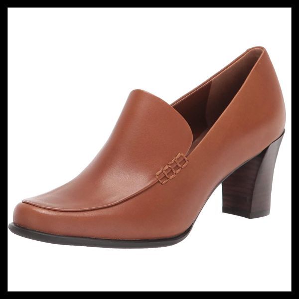 Brown Loafer Heels