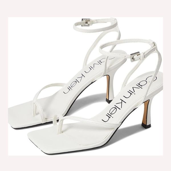 Millie White Sandal