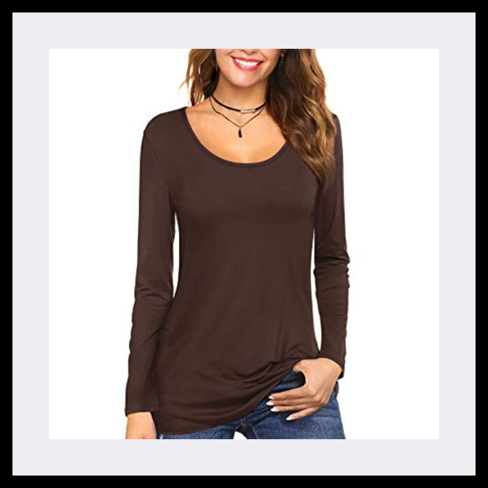 Brown long sleeve tshirt