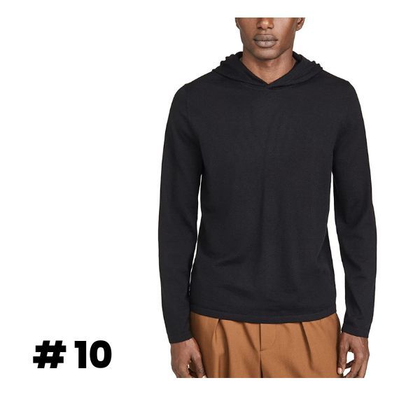 Black Cashmere Hoodie