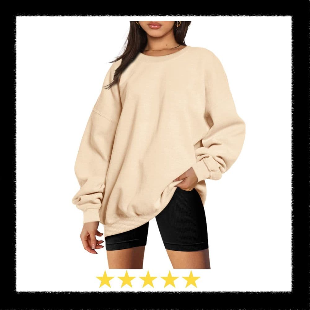 SOURCE: AMAZON CREW NECK SWEATSHIRT