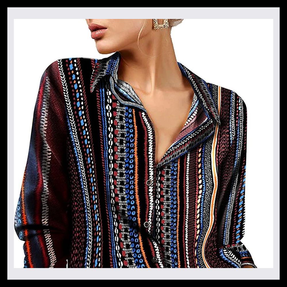 Boho Stripe Blouse