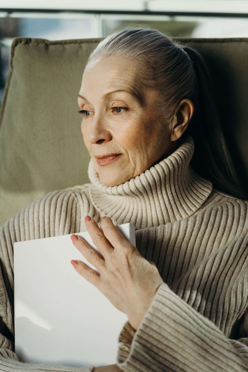 Beige Ribbed Turtleneck Source: Pexels