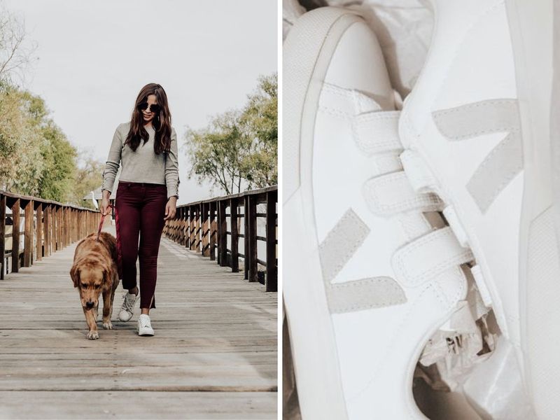 The Unexpected But Surprising Trend of White Walking Sneakers For Women